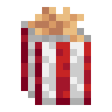 Borukva Food Salt Popcorn.png: Infobox image for Salt Popcorn the item in Minecraft