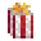 Borukva Food Cheese Popcorn.png: Infobox image for Cheese Popcorn the item in Minecraft