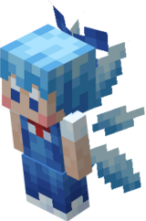 FamiliarFriends Cirno.png: Infobox image for Cirno the familiar friends familiar in Minecraft