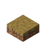 bwt_block_dirt_path_slab.png: Infobox image for Dirt Path Slab the block in Minecraft