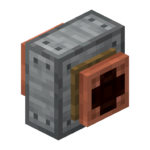 PolyFactory-Copper Pipe with Redstone Valve.png: Infobox image for Copper Pipe with Redstone Valve the block in Minecraft