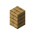 Bwt_block_oak_planks_column.png: Infobox image for Columns the block in Minecraft