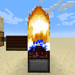 bwt_block_stoked_fire.png: Infobox image for Stoked Fire the block in Minecraft