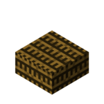 bwt_block_wicker_slab.png: Infobox image for Wicker Slab the block in Minecraft