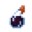 Scorchful Splash Potion of Paranoia.png: Inventory sprite for Scorchful Splash Potion of Paranoia in Minecraft as shown in-game with description: Scorchful Splash Potion of Paranoia