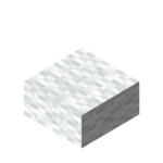 bwt_block_white_wool_slab.png: Infobox image for Wool Slab the block in Minecraft