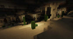 DusksBiomes Sand Cave.png: Infobox image for Sand Caves the biome in Minecraft