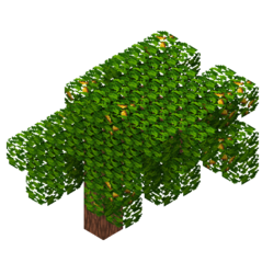 Borukva Food Lemon Tree.png: Infobox image for Tree the structure in Minecraft